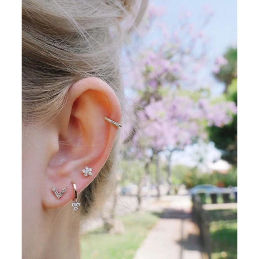 Diamond Cartilage Ear Cuff