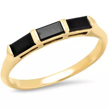Audrey Stackable Black Diamond Ring