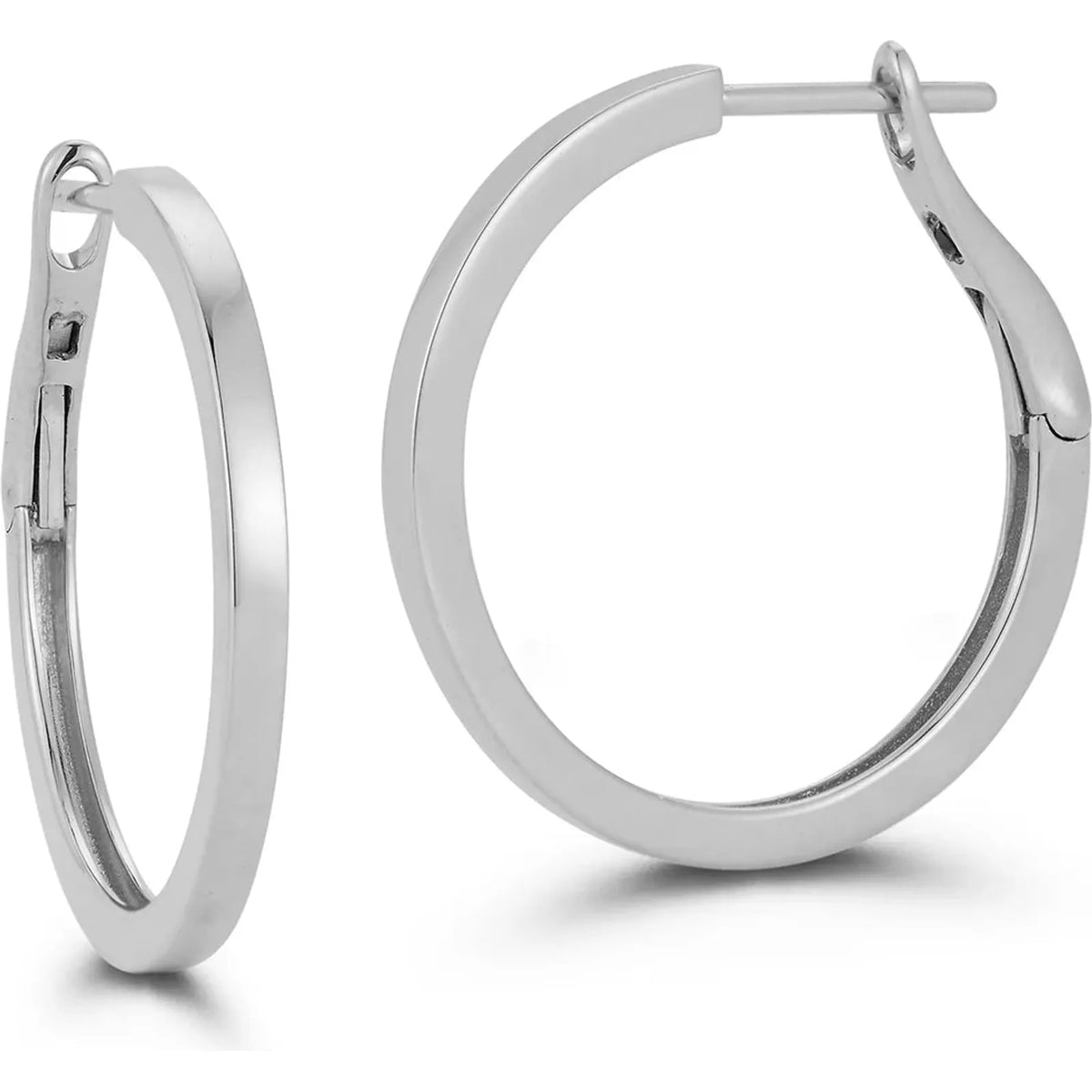 DRD Medium Solid Gold Hoops