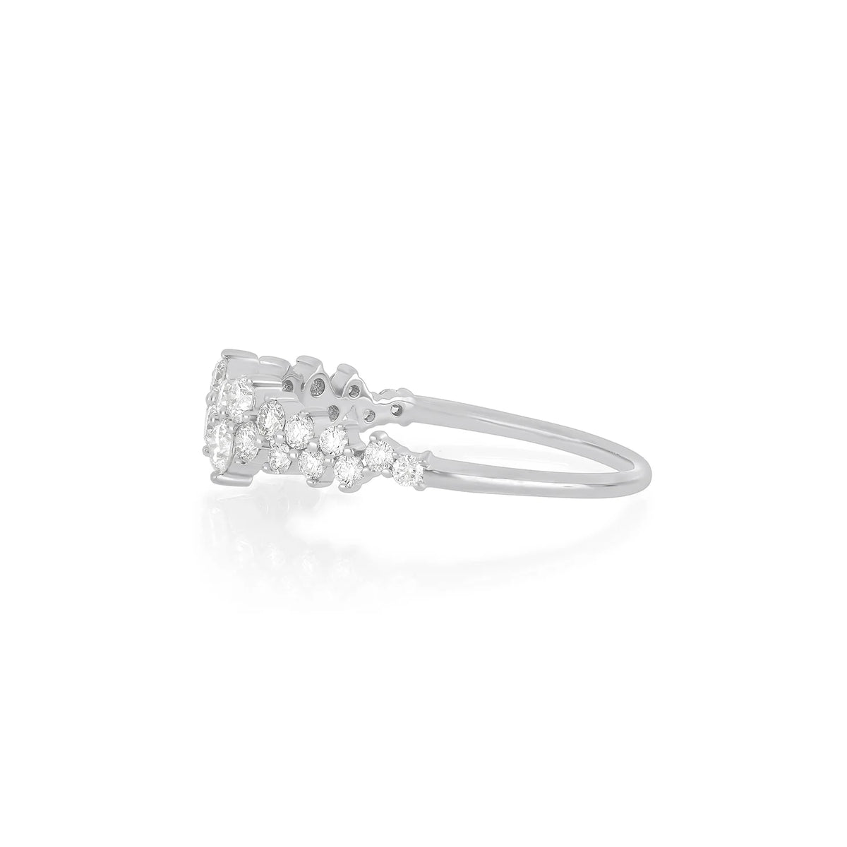 Diamond Cluster Ring