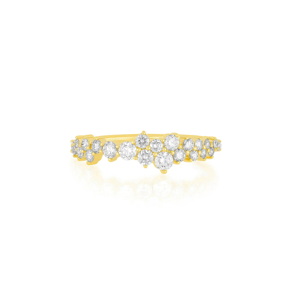 Diamond Cluster Ring