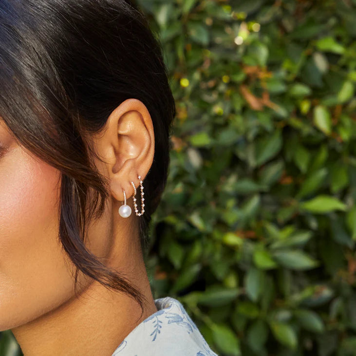 Pearl Ball Drop Earrings