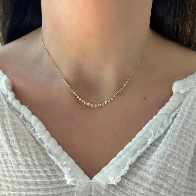 Graduated Diamond Necklace