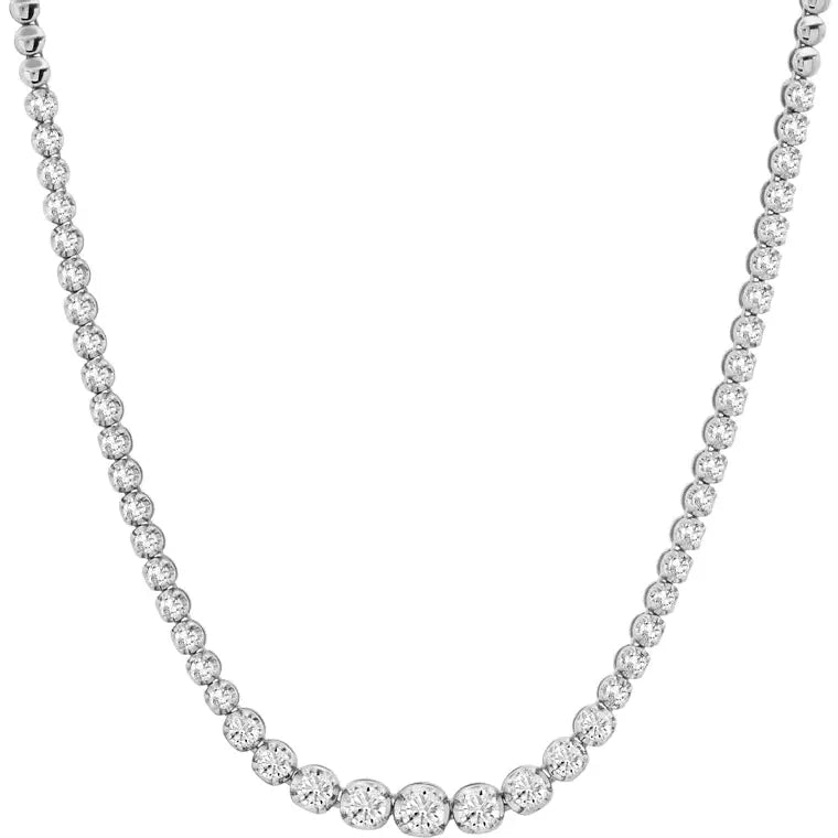 Diamond Graduated Tennis Necklace