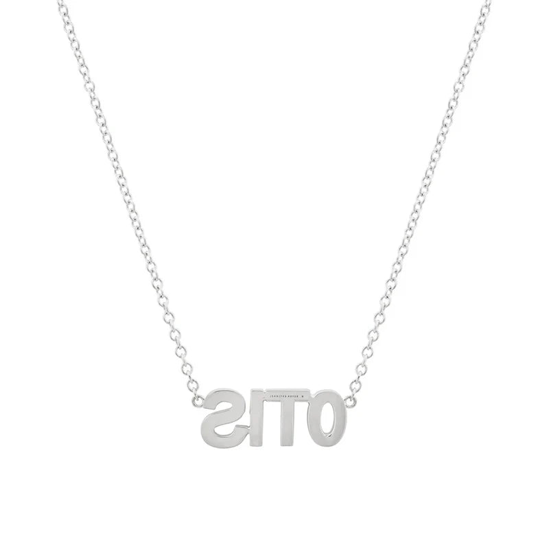 Custom Diamond Uppercase Word Necklace