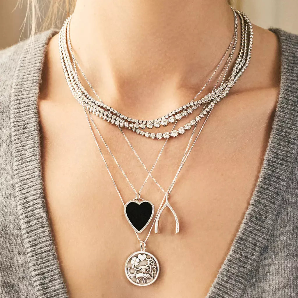 Diamond Graduated Tennis Necklace
