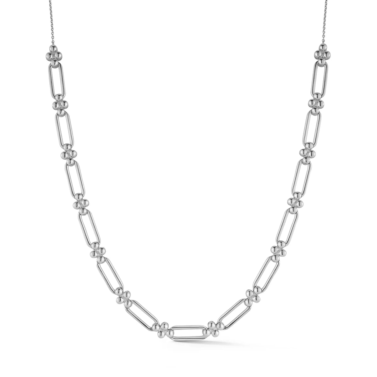 Poppy Rae Pebble Link Station Necklace