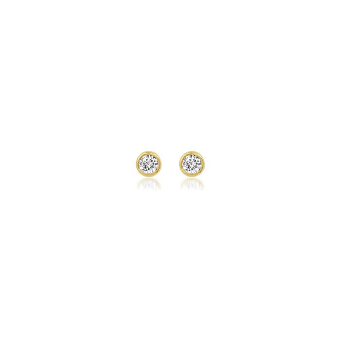 Diamond Bezel Studs