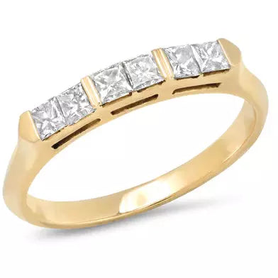 Audrey Stackable White Diamond Ring