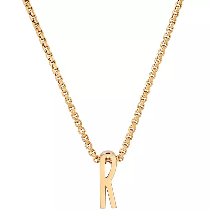 Slide-On Classic Chunky Initial Necklace