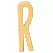 Slide-On All Gold Chunky Initial