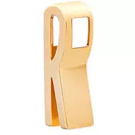 Slide-On All Gold Chunky Initial