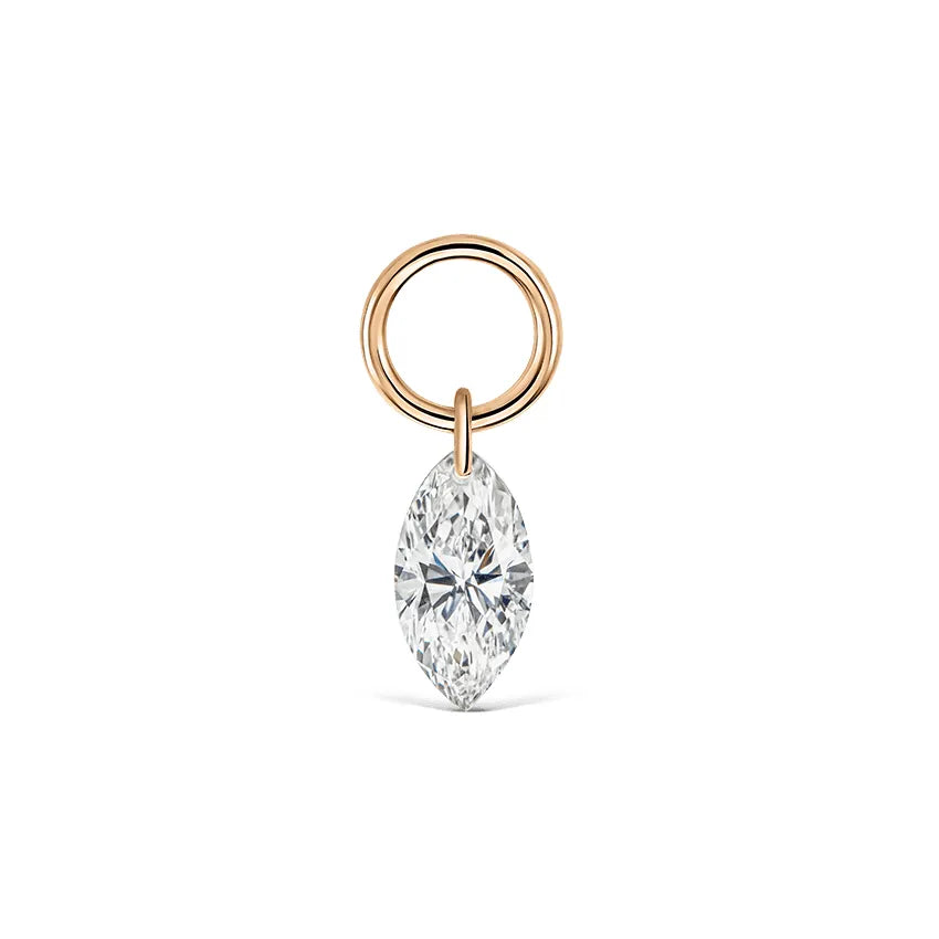 Marquise Diamond Charm