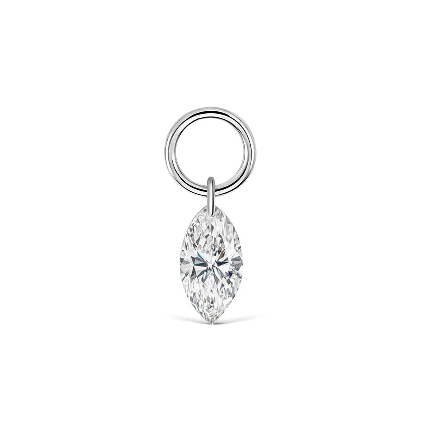 Marquise Diamond Charm