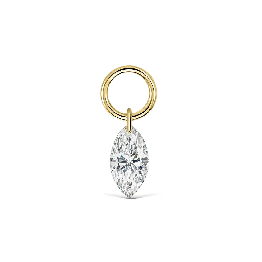 Marquise Diamond Charm