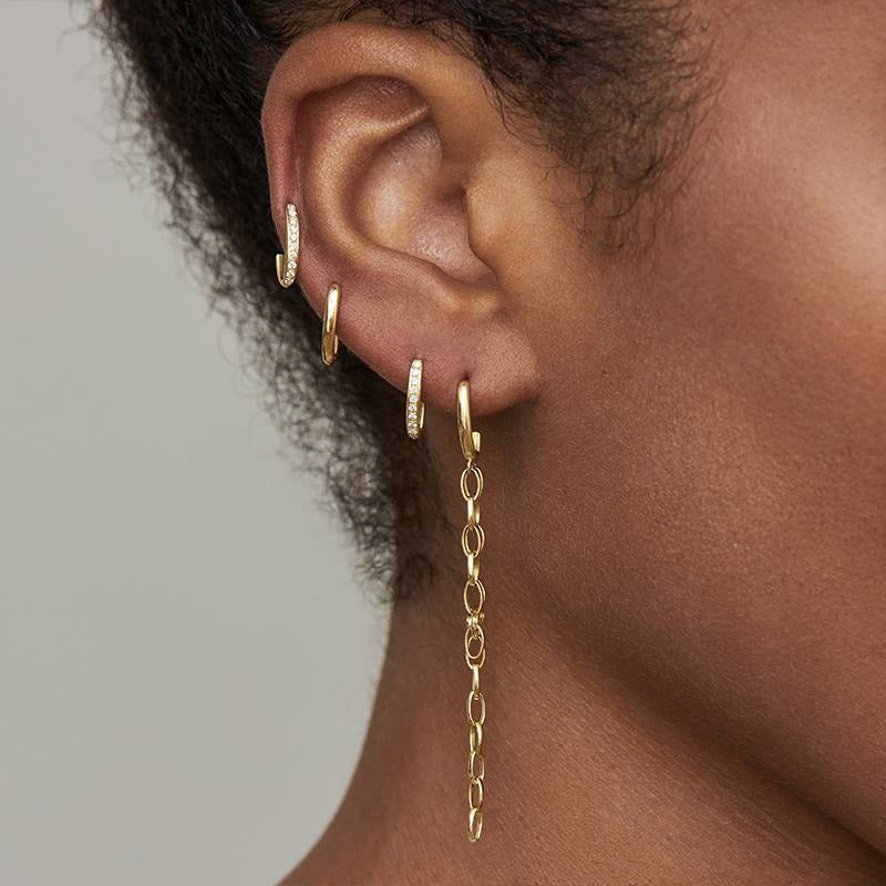Edith Studs With Small Edith Link Fringe