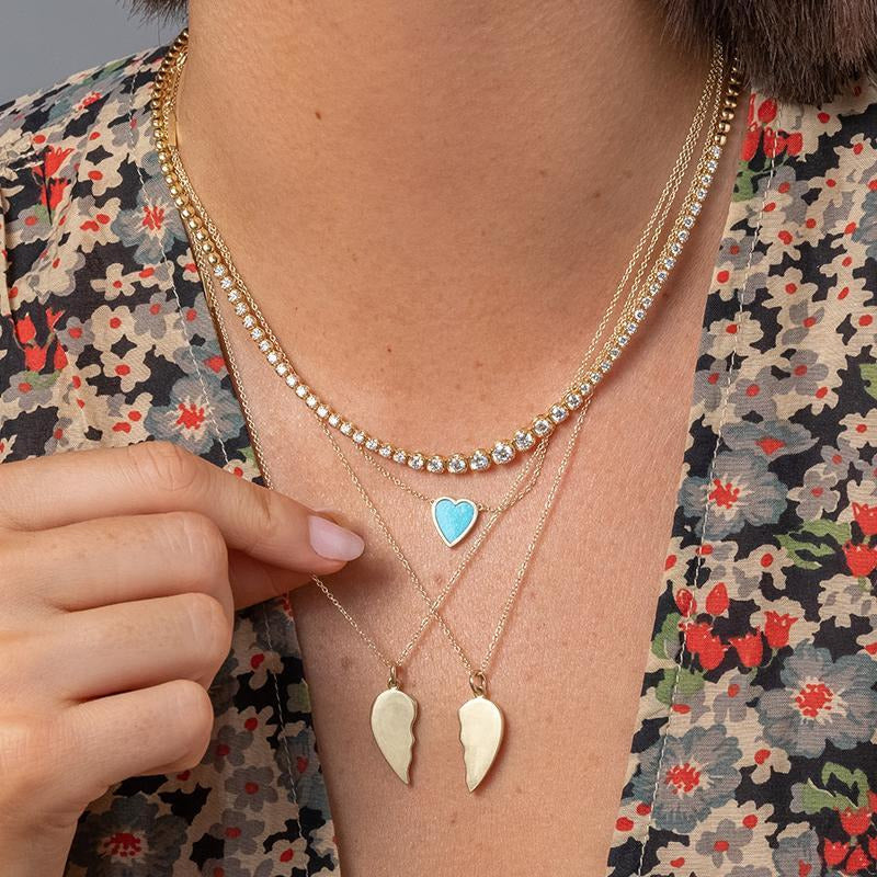 Jennifer meyer heart necklace cheap