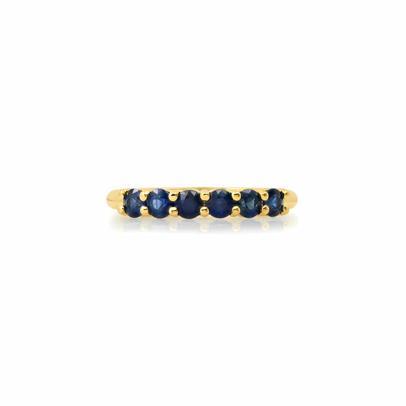 4-Prong Blue Sapphire Ring