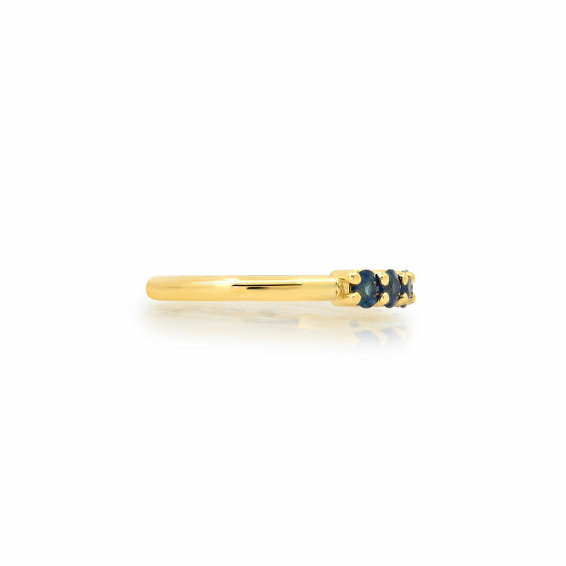 4-Prong Blue Sapphire Ring