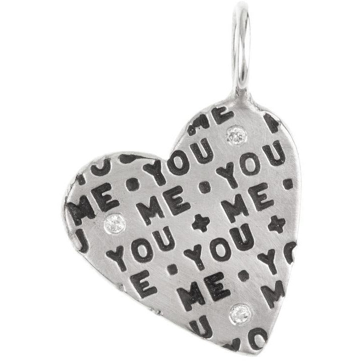 You + Me Heart Charm