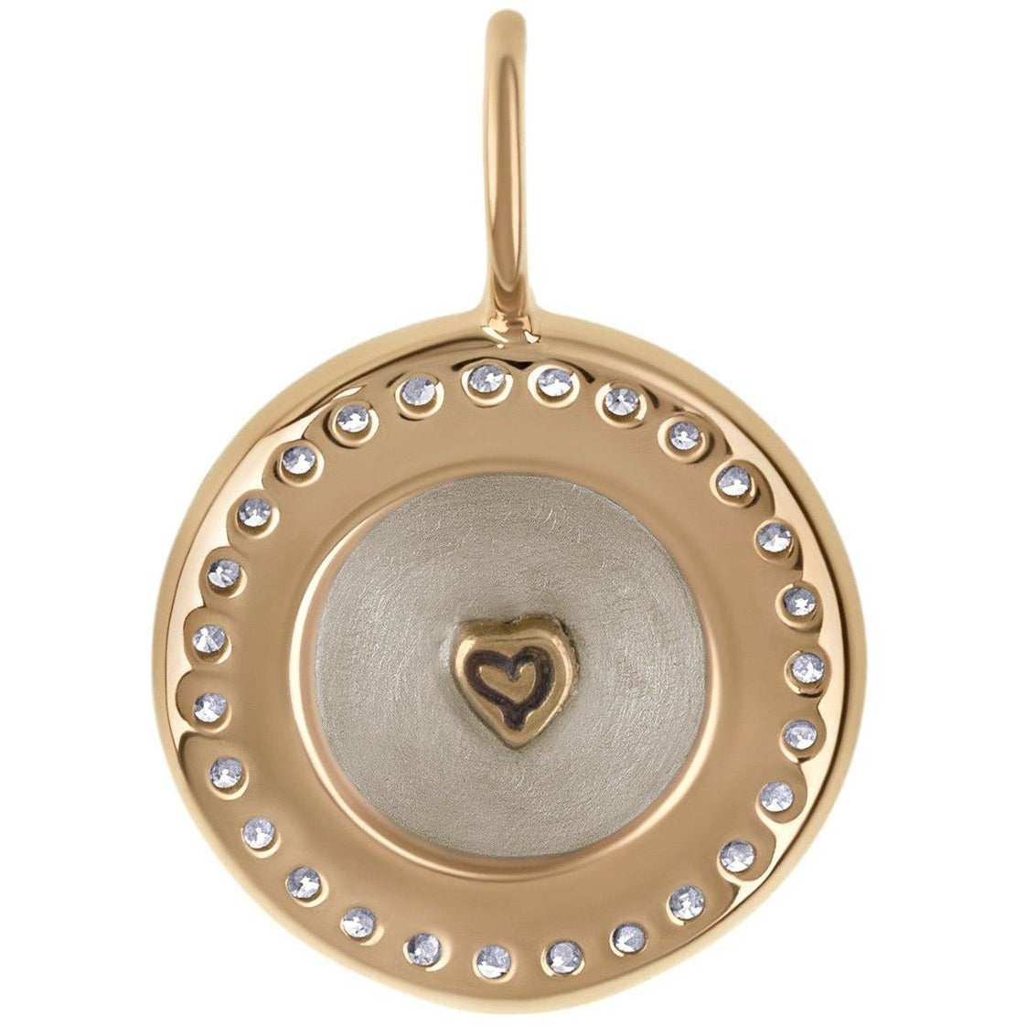 Mom Channel Set Round Charm