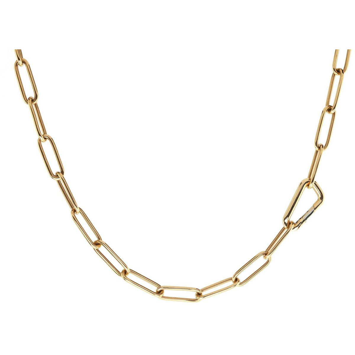 5.2mm Gold Link Carabiner Chain