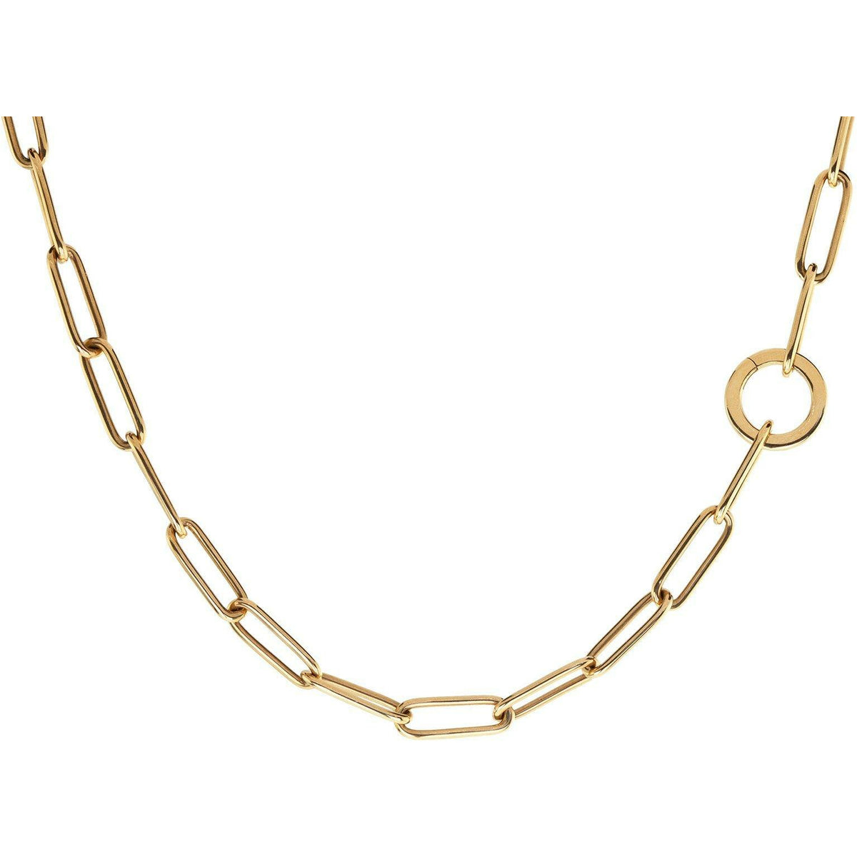 5.2mm Gold Link Round Clip Chain