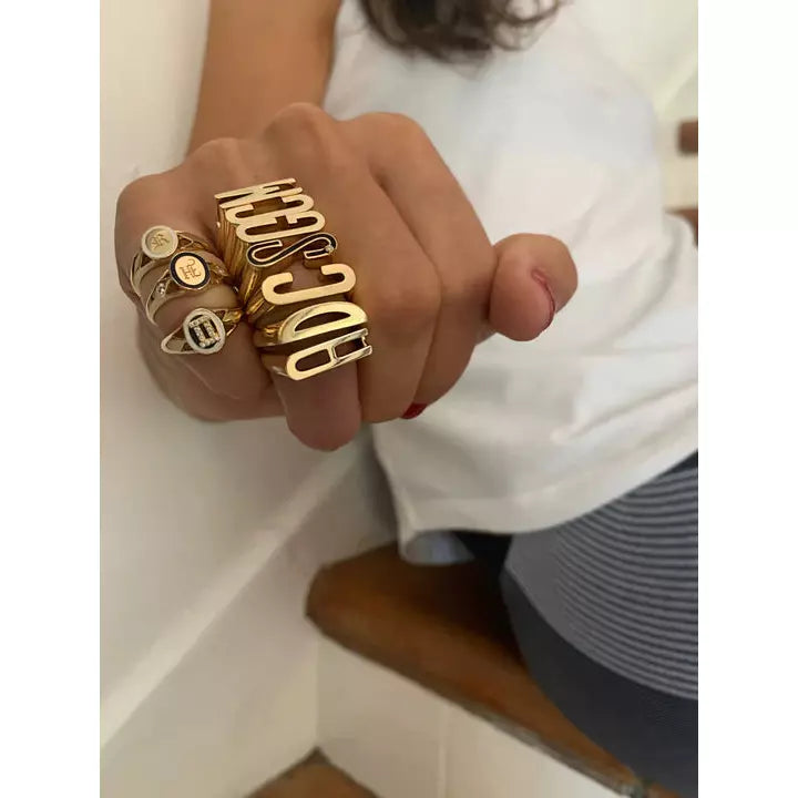 Chunky Initial Ring