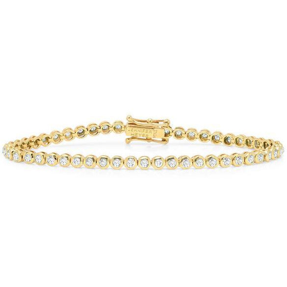 Diamond Mini Bezel Tennis Bracelet