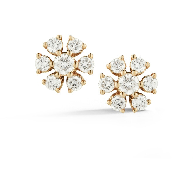 Jennifer Yamina Circular Flower Studs