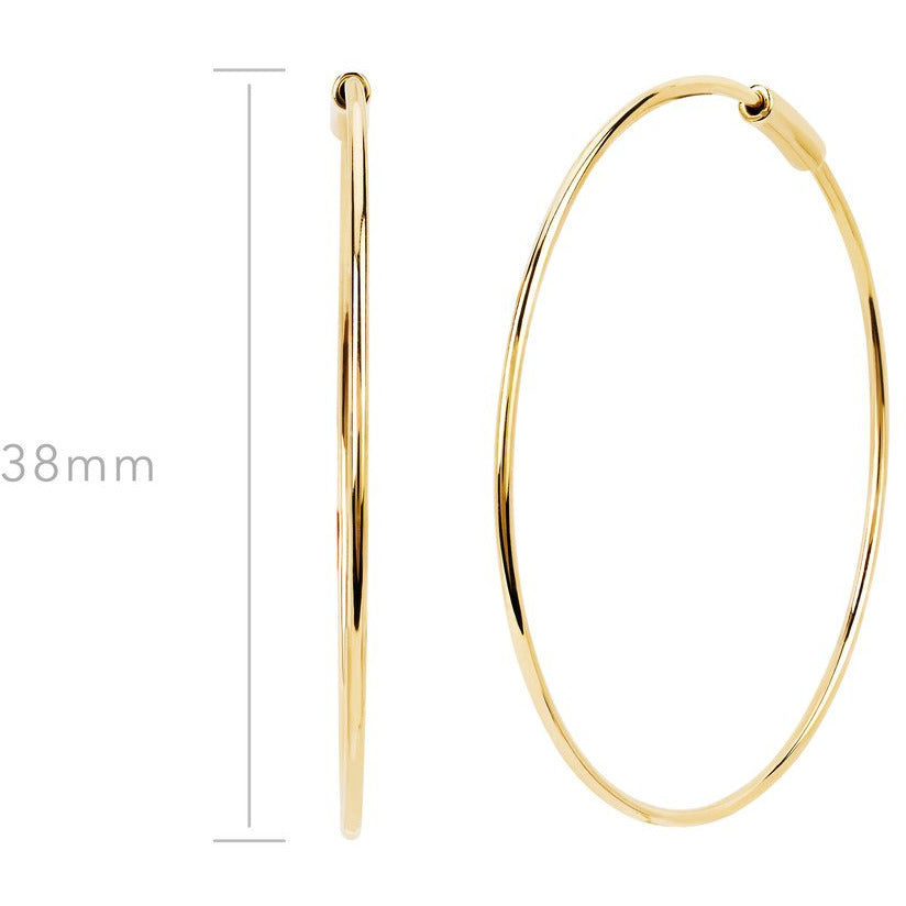 The Perfect Gold Hoop Earring