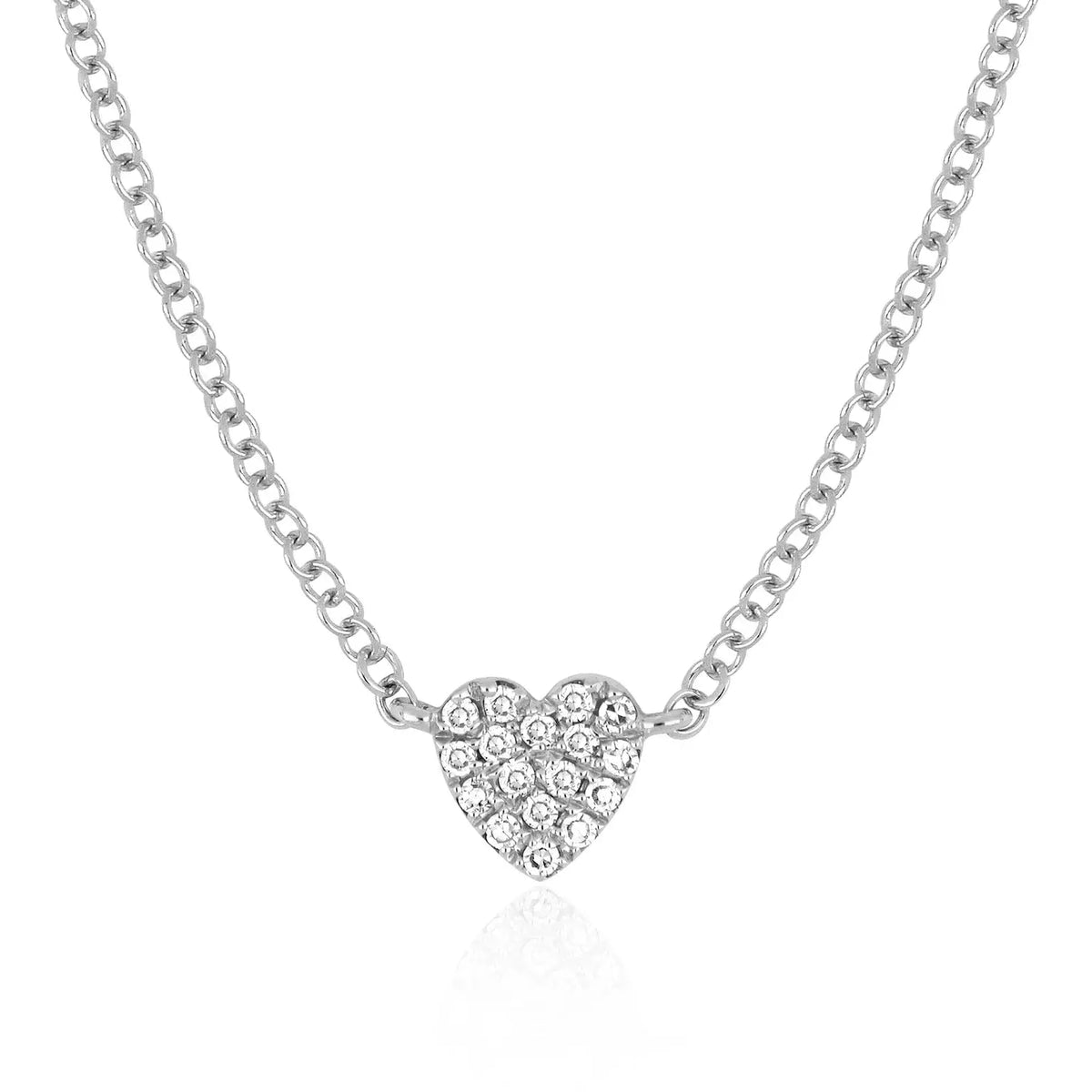 Baby Diamond Heart Necklace