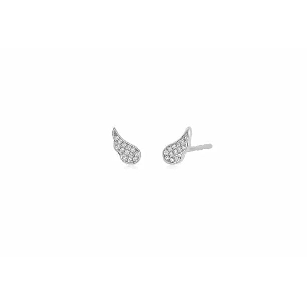 Baby Diamond Angel Wing Stud Earring