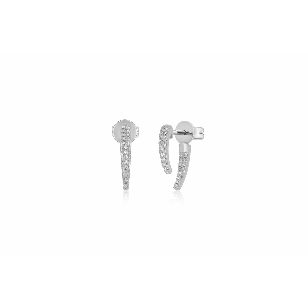 Mini Diamond Hook Earring