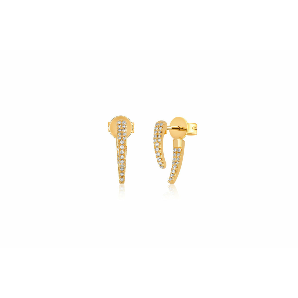 Mini Diamond Hook Earring