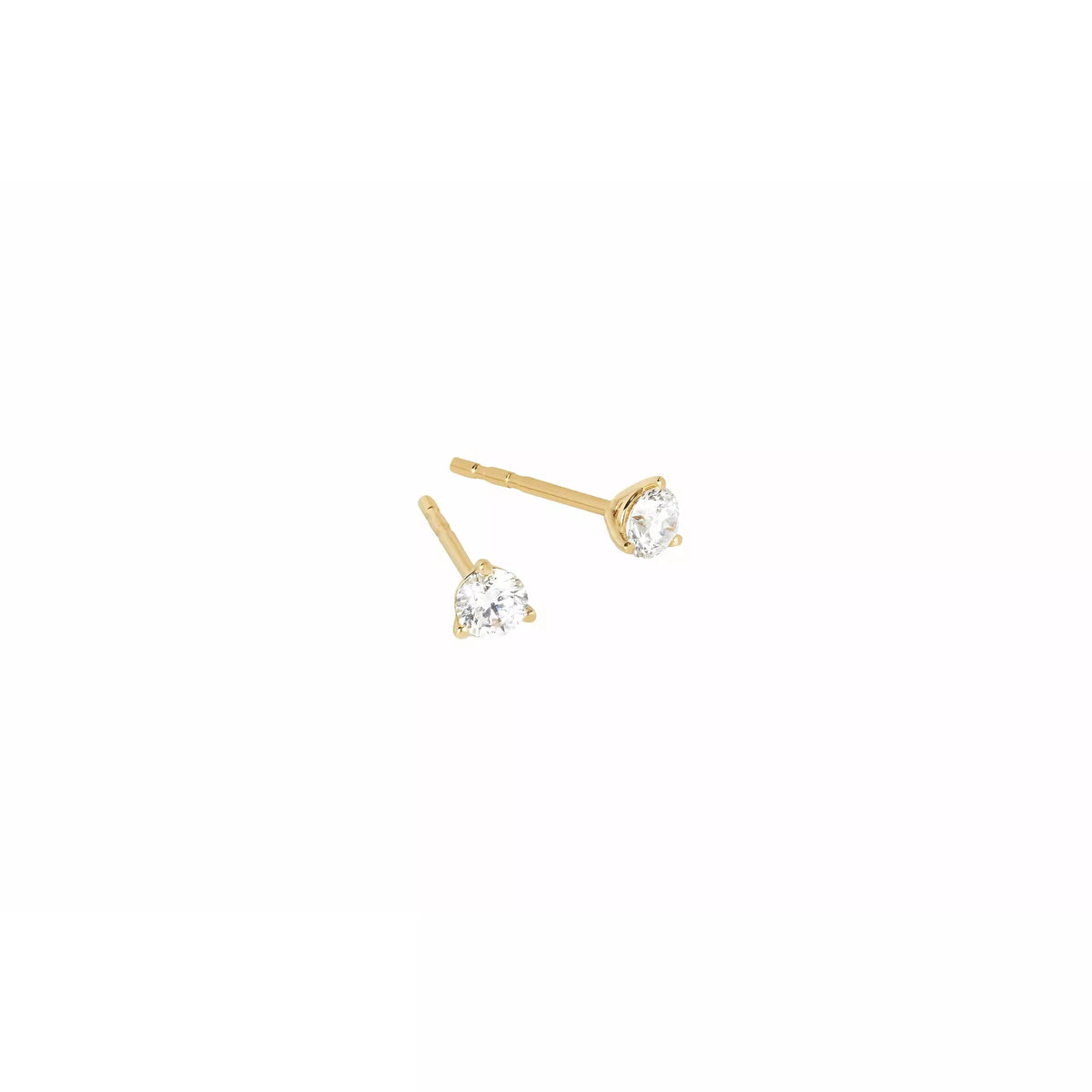 Jumbo Solitaire Diamond Stud Earring