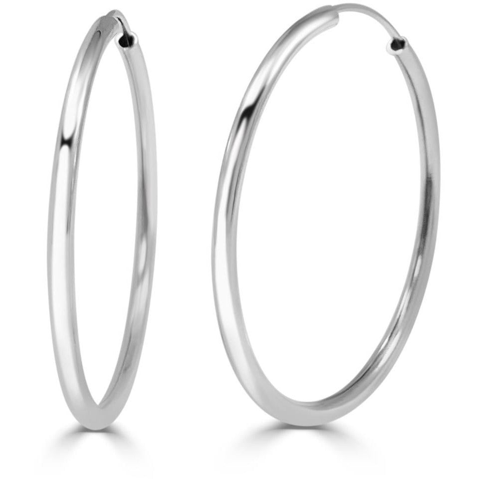 The Perfect Large Gold Hoop (Thin)
