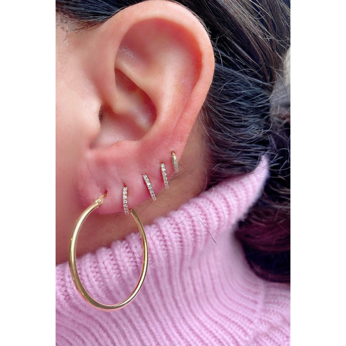 The Perfect Gold Hoop 2&quot; (Thin)