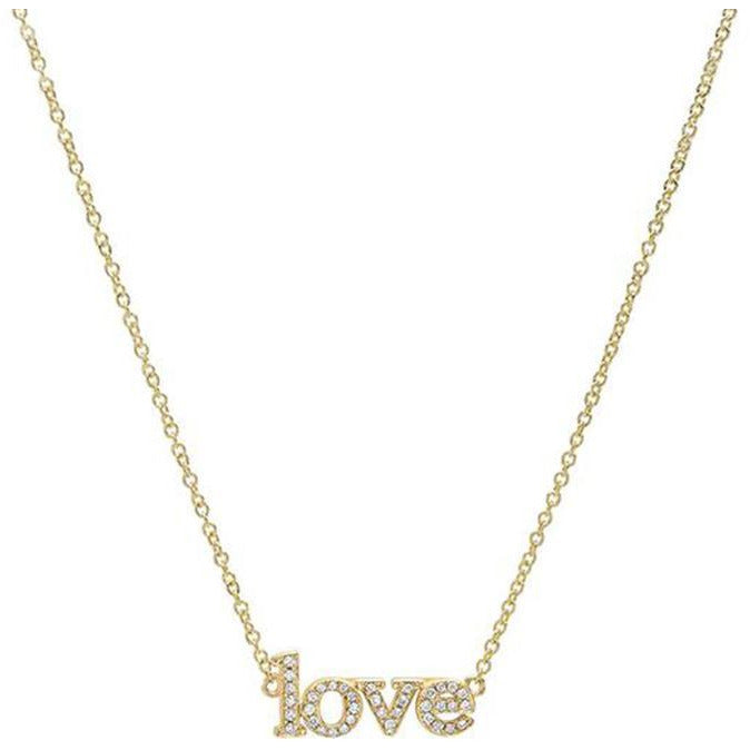 Diamond LOVE Necklace