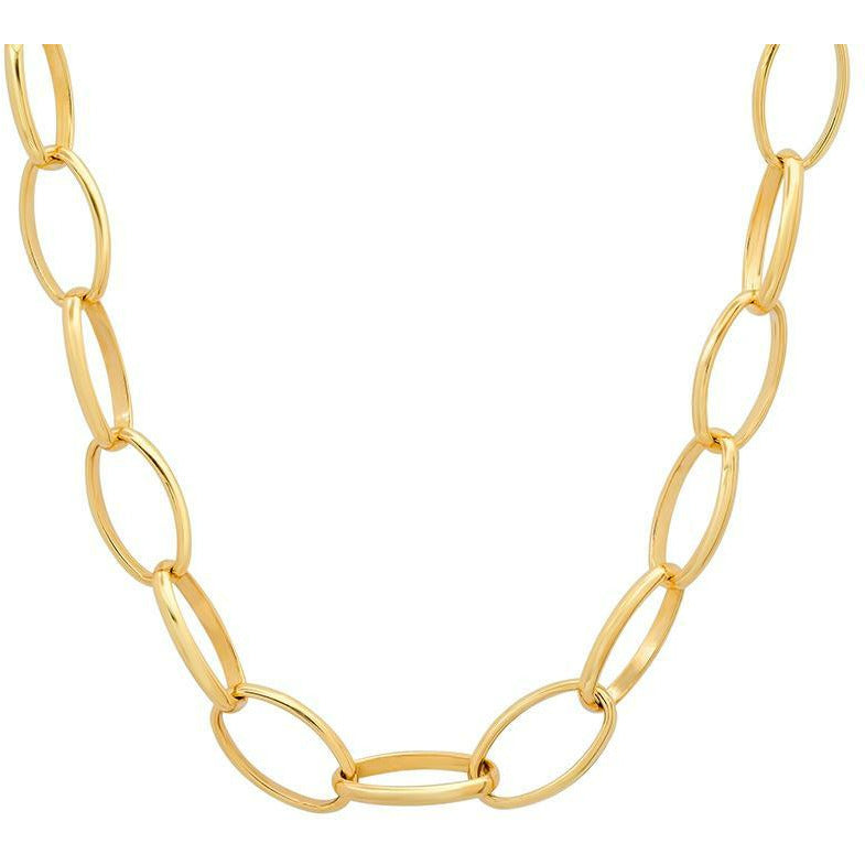 15&quot; Large Edith Link Necklace