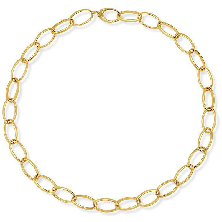 Flat Large Link Chain Necklace - Sarah O.