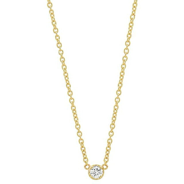 Illusion-Set Diamond Necklace