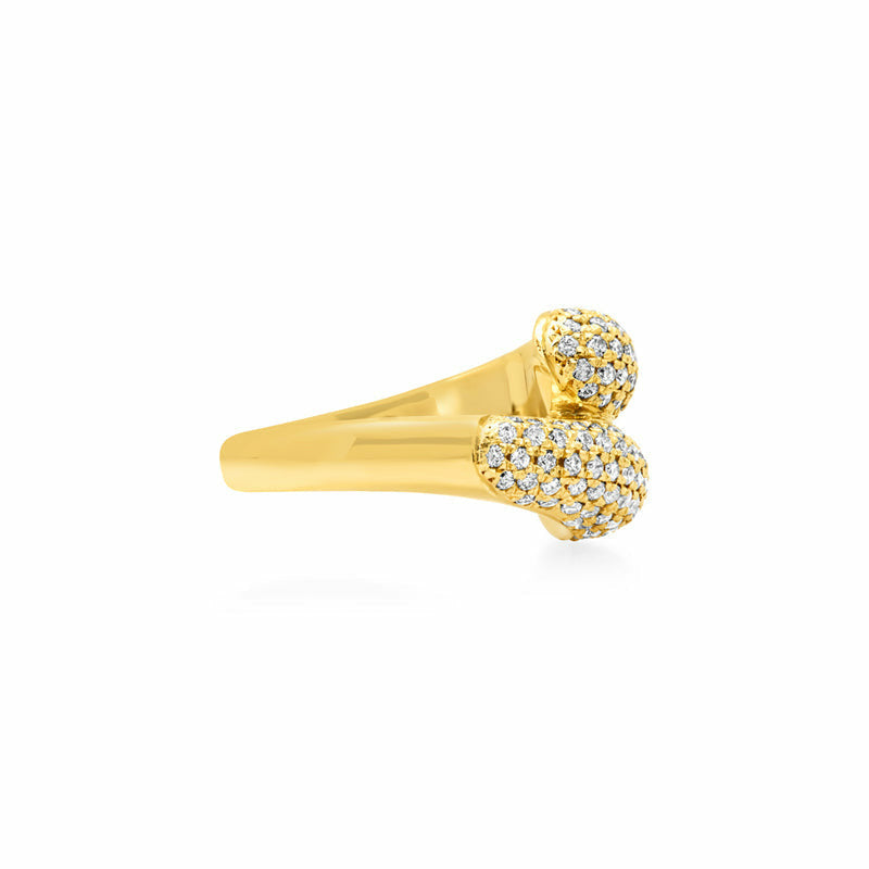 Diamond Double Dome Ring