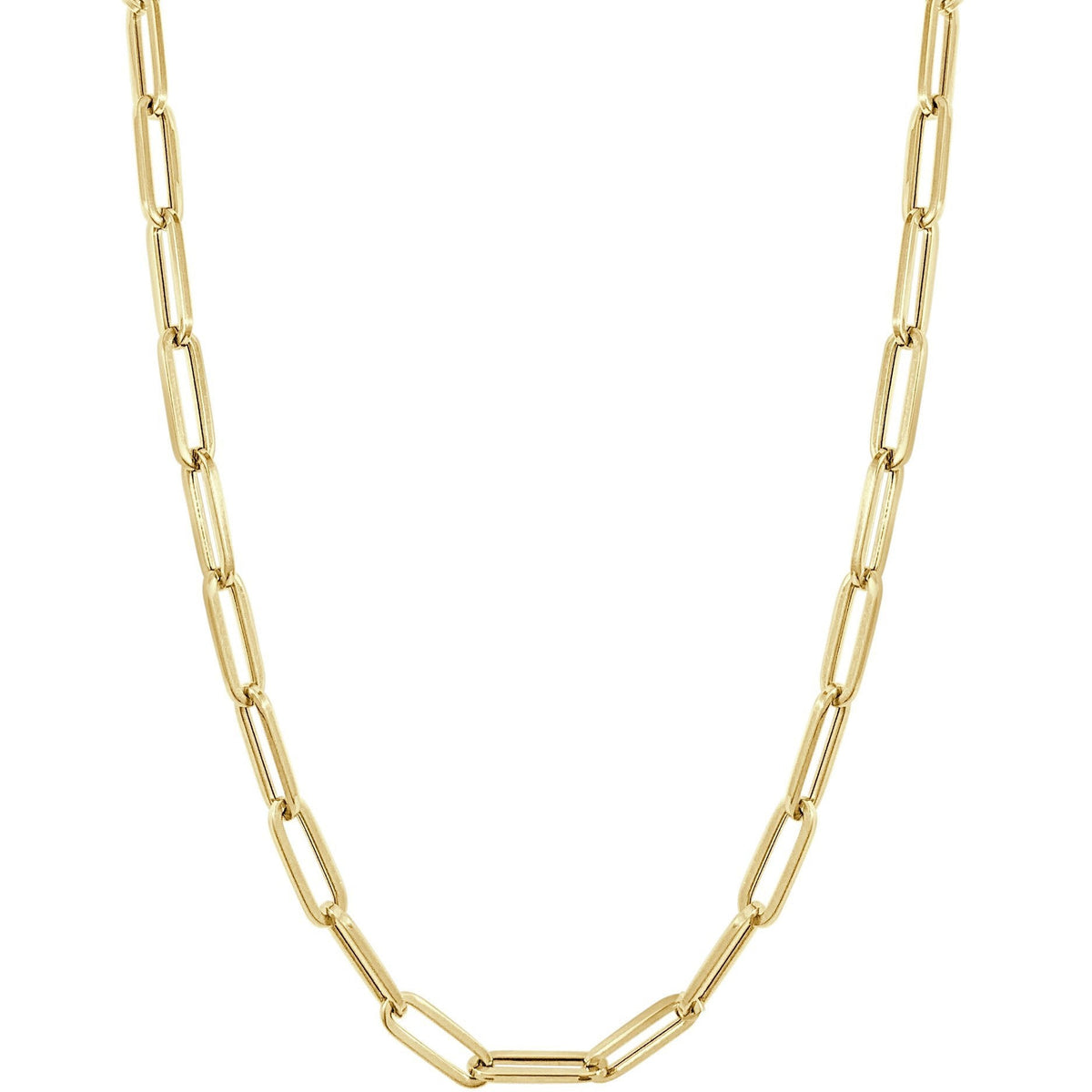 Extra Large Paperclip Chain Necklace