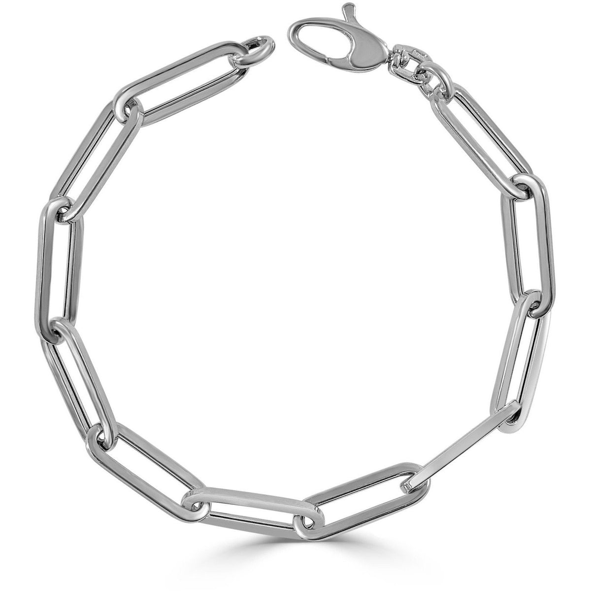 Large Paperclip Chain Bracelet