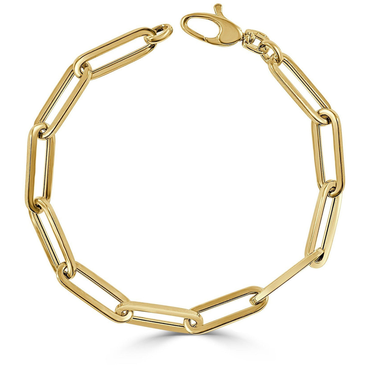 Large Paperclip Chain Bracelet