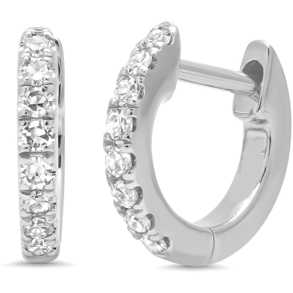 Mini Diamond Huggies