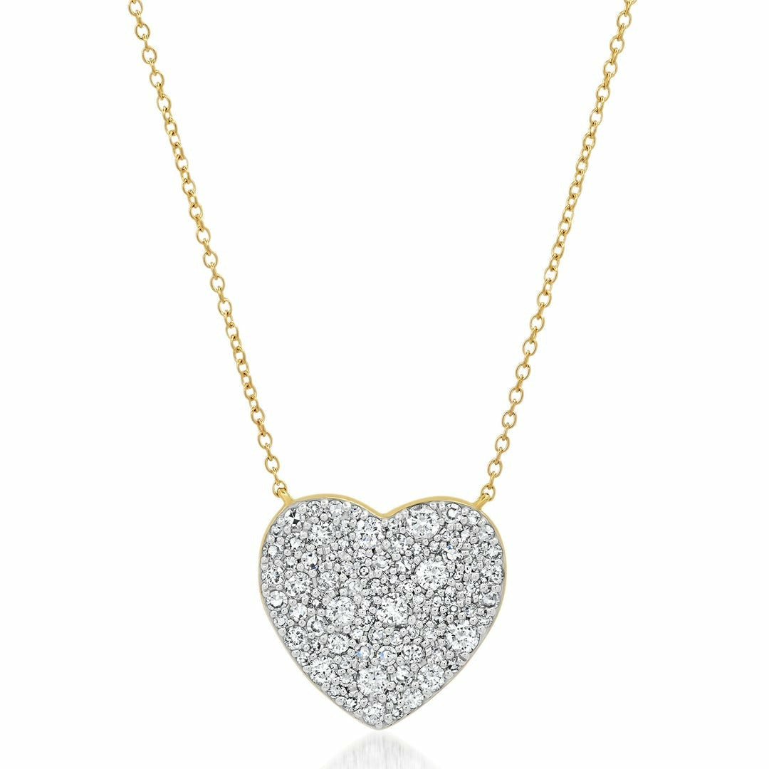 Classic Diamond Heart Necklace