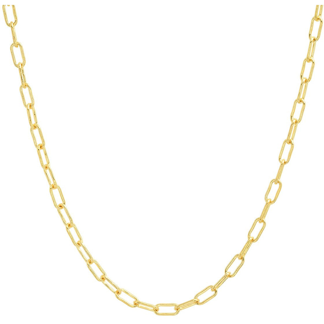 Gold Paperclip Necklace