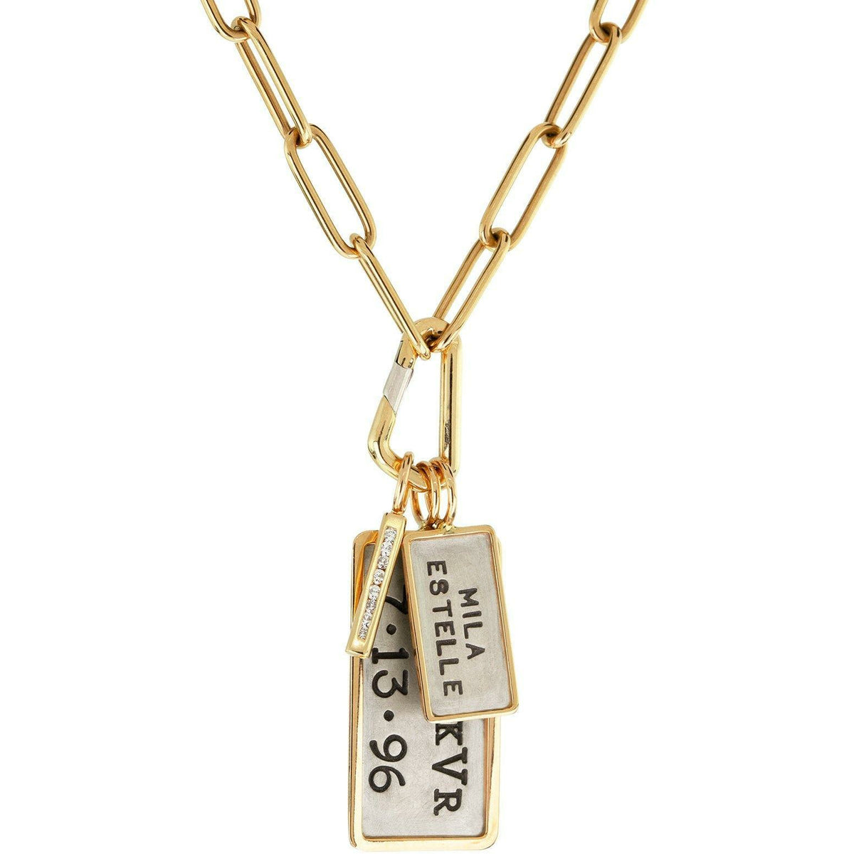5.2mm Gold Link Carabiner Chain